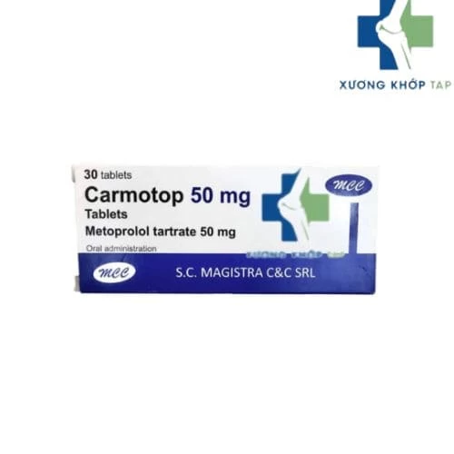 Carmotop 50 mg - Điều trị nhịp tim không đều